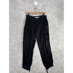 Marrakech Anthropologie Silky Pants Womens‎ 26 Black Cargo